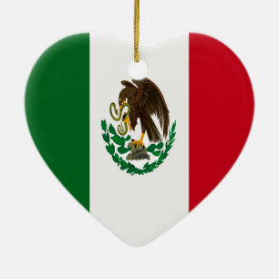 Flag of Mexico Ceramic Ornament