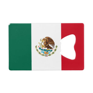 Flag of Mexico Credit Card Bottle Opener