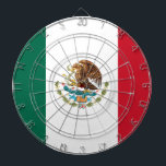 Flag of Mexico Dartboard<br><div class="desc">Flag of Mexico - Bandera de México</div>