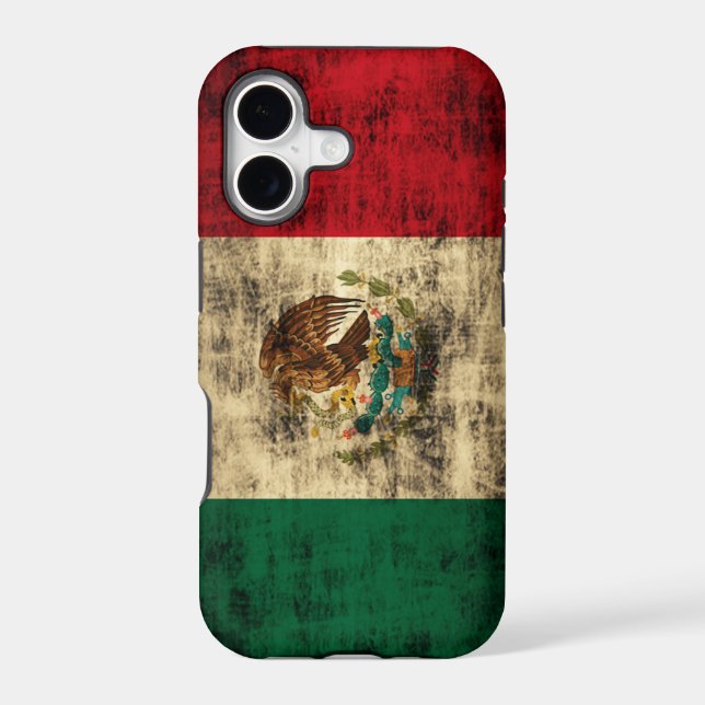Flag of Mexico Distressed Case-Mate iPhone 5 (Back)