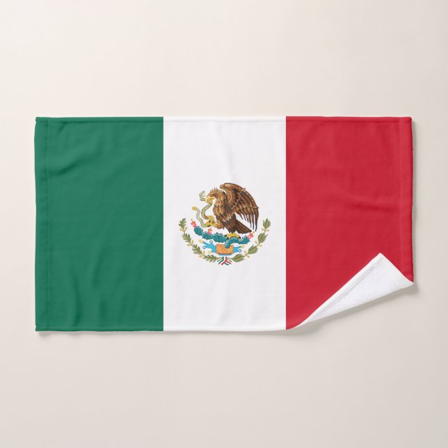 Flag of Mexico Hand Towel (Hand Towel)