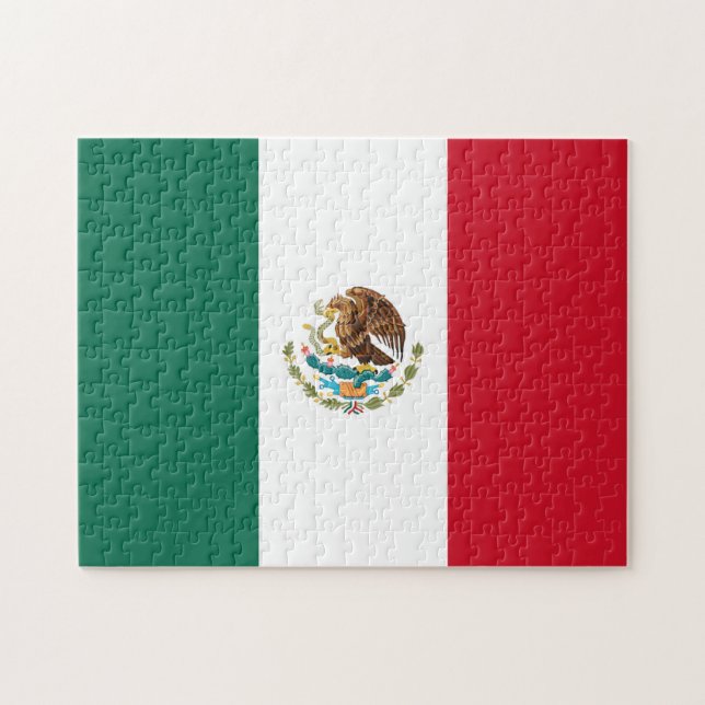 Flag of Mexico Jigsaw Puzzle (Horizontal)