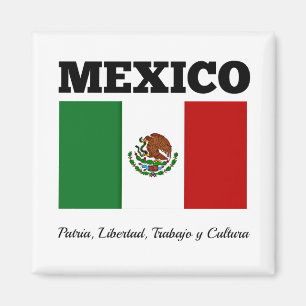 Flag of Mexico, labelled Magnet