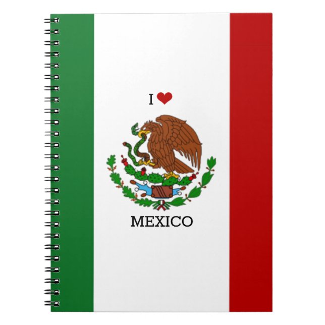Flag of Mexico Notebook (Front)