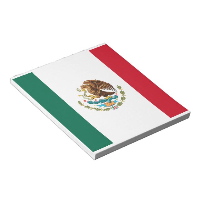 Flag of Mexico Notepad (Angled)