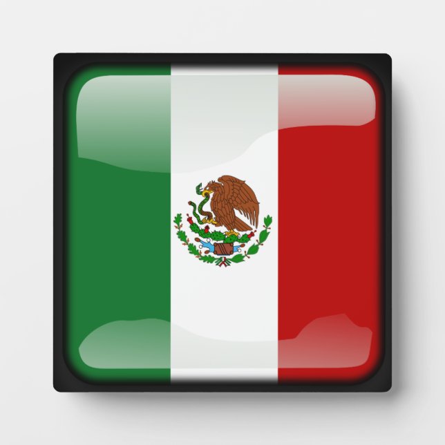 Flag of Mexico Plaque (Front)