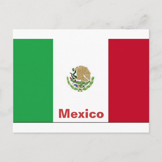 Flag of Mexico Postcard (Front)