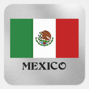 Flag of Mexico Square Sticker