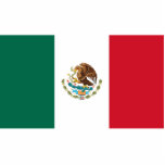 Flag of Mexico Standing Photo Sculpture<br><div class="desc">National flag of Mexico. You can customise this gift by adding your own custom text or modifying the image.</div>
