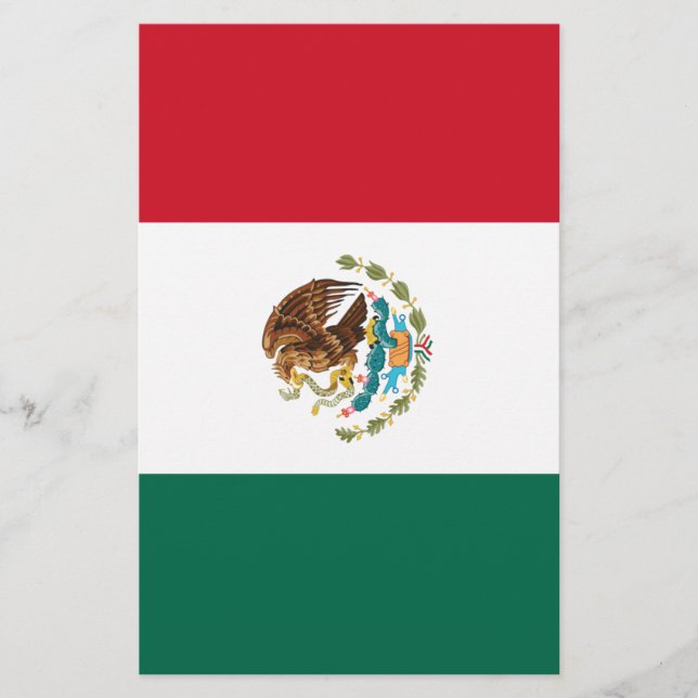 Flag of Mexico Stationery (Front)