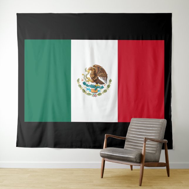 Flag of Mexico Tapestry (In Situ (Horizontal))