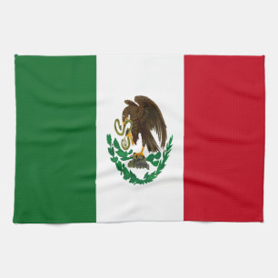 Flag of Mexico Tea Towel