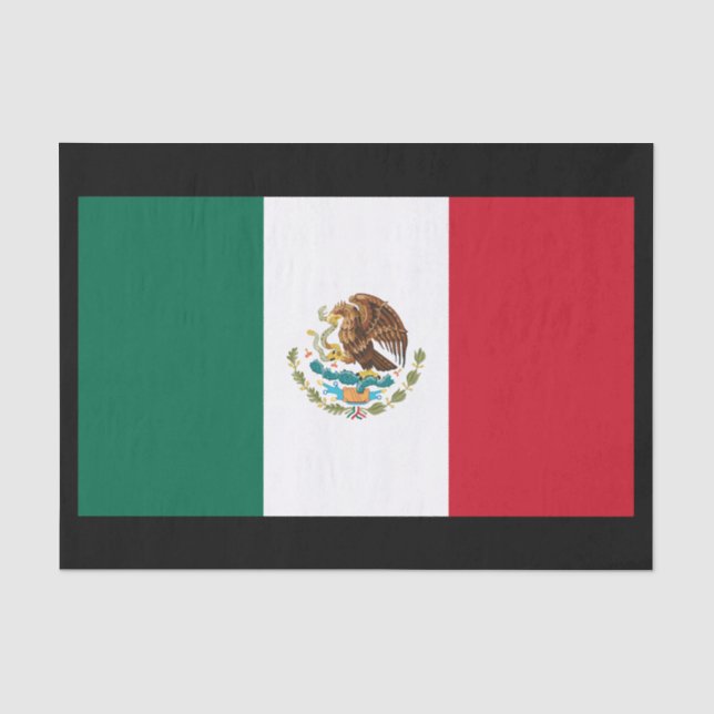 Flag of Mexico Tissue Paper (Front)