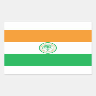 Flag of Miami, Florida Rectangular Sticker