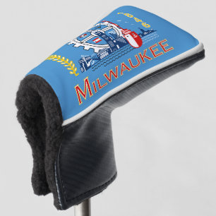 Flag of Milwaukee, Wisconsin Golf Head Cover