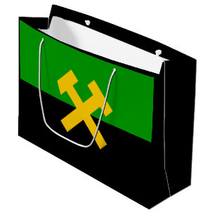 Flag of Miners and Mine Workers Large Gift Bag