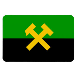 Flag of Miners and Mine Workers Magnet