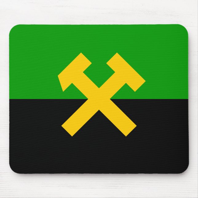 Flag of Miners and Mine Workers Mouse Pad (Front)