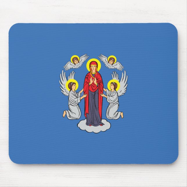 Flag of Minsk (Belarus) Mouse Pad (Front)