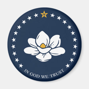 Flag of Mississippi (2020) Magnet
