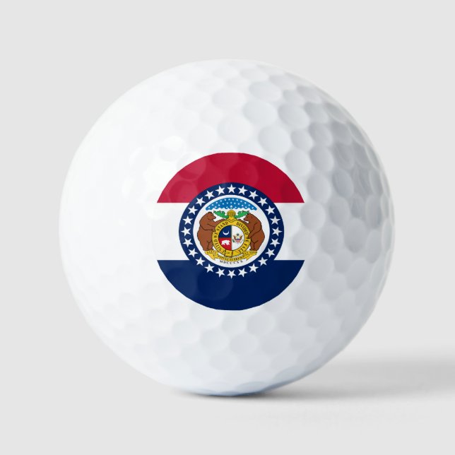 Flag of Missouri Golf Balls (Front)