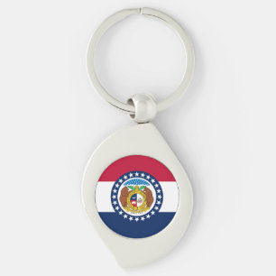 Flag of Missouri Key Ring