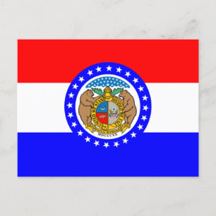 Flag of Missouri Postcard
