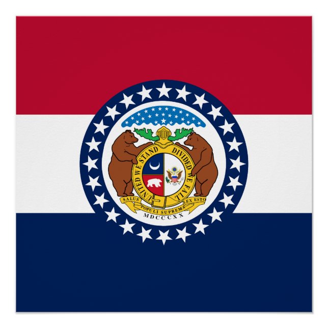 Flag of Missouri Poster (Front)