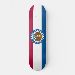Flag of Missouri Skateboard