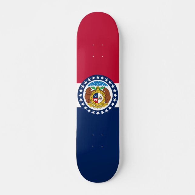Flag of Missouri Skateboard (Front)