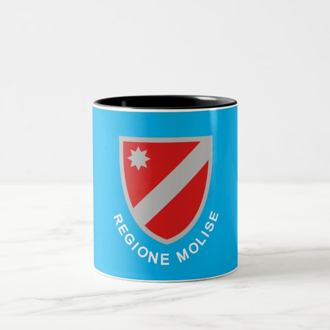 Flag of Molise (Italy)  Two-Tone Coffee Mug (Center)