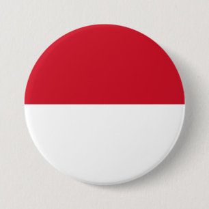 Flag of Monaco 7.5 Cm Round Badge