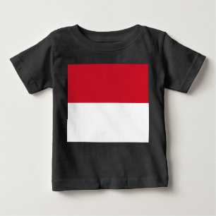 Flag of Monaco Baby T-Shirt
