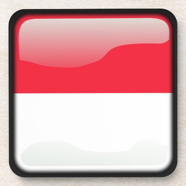 Flag of Monaco Coaster (Front)