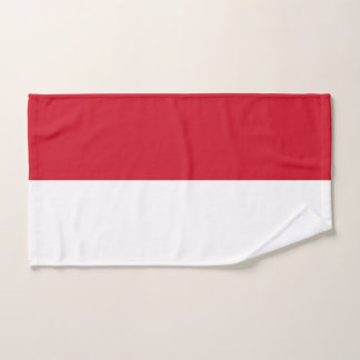 Flag of Monaco Hand Towel