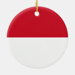 Flag of Monaco Ornament