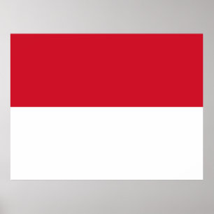Flag of Monaco Poster