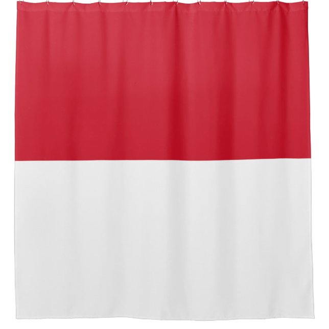Flag of Monaco Shower Curtain (Front)