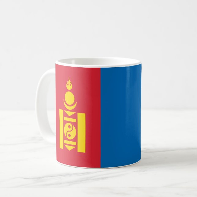 Flag of Mongolia Coffee Mug (Front Left)
