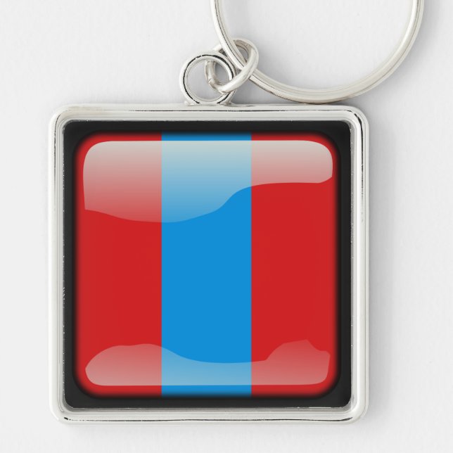 Flag of Mongolia Key Ring (Front)