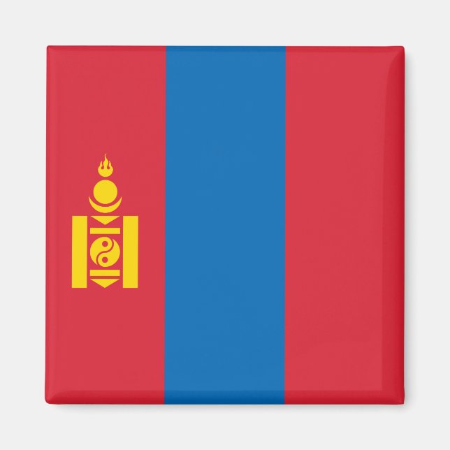 Flag of Mongolia Magnet (Front)