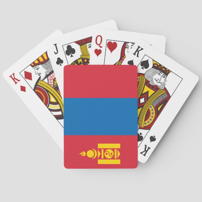Flag of Mongolia Playing Cards (Back)