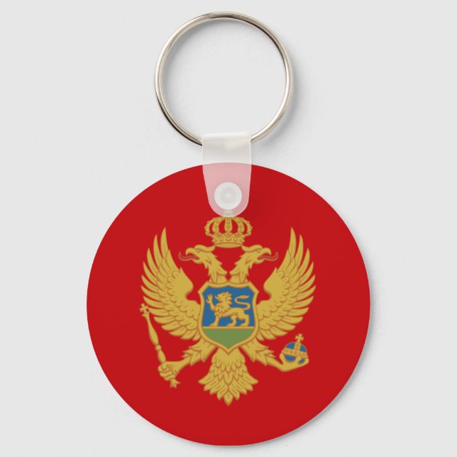 Flag of Montenegro Keychain (Front)