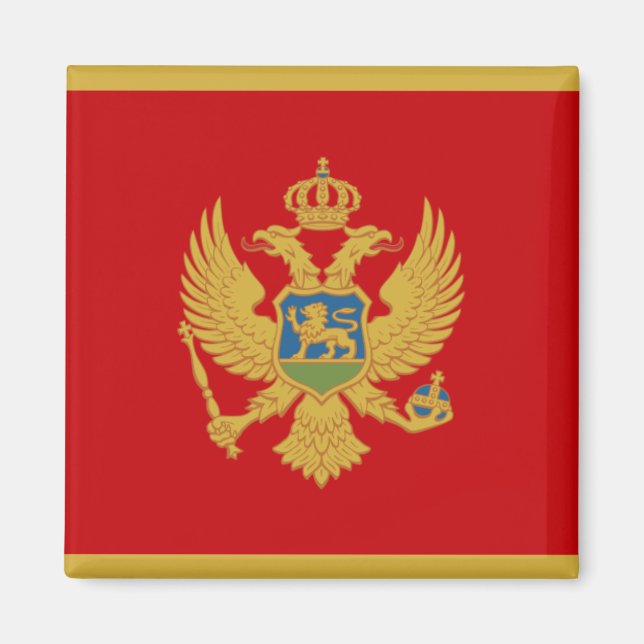 Flag of Montenegro Magnet (Front)