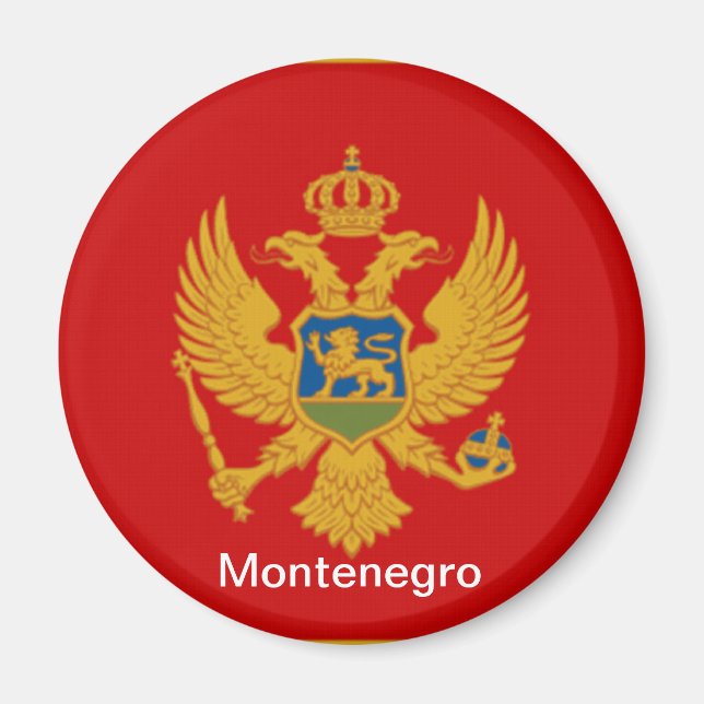 Flag of Montenegro Magnet (Front)