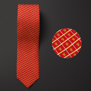 Flag of Montenegro Pattern Tie