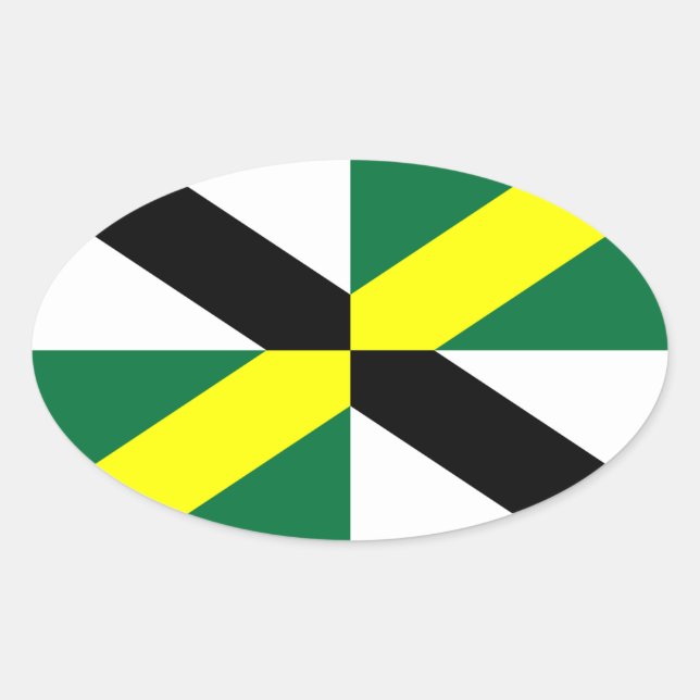 Flag of Monterey, California Oval Sticker (Front)