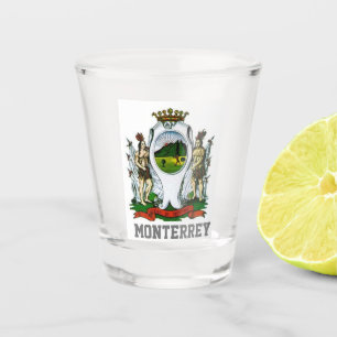 Flag of Monterrey, Nuevo León - MEXICO Shot Glass