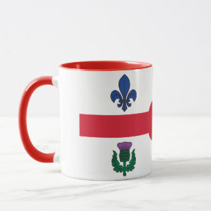 Flag of Montreal, Quebec Mug