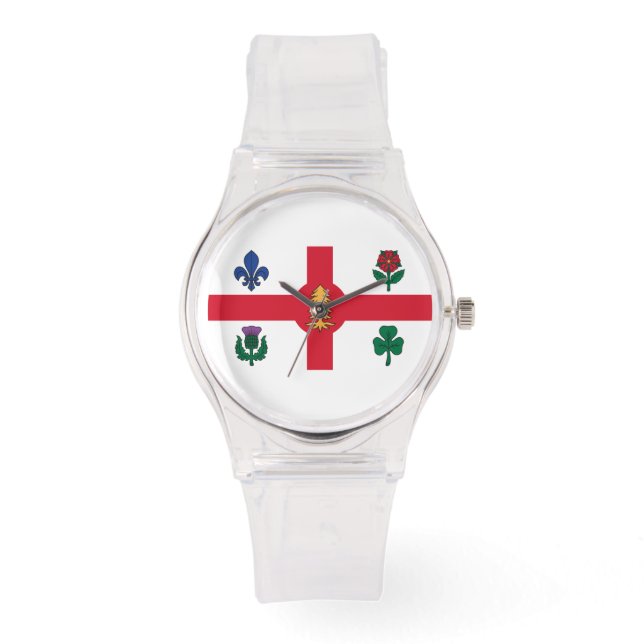 Flag of Montreal, Quebec Watch (Front)
